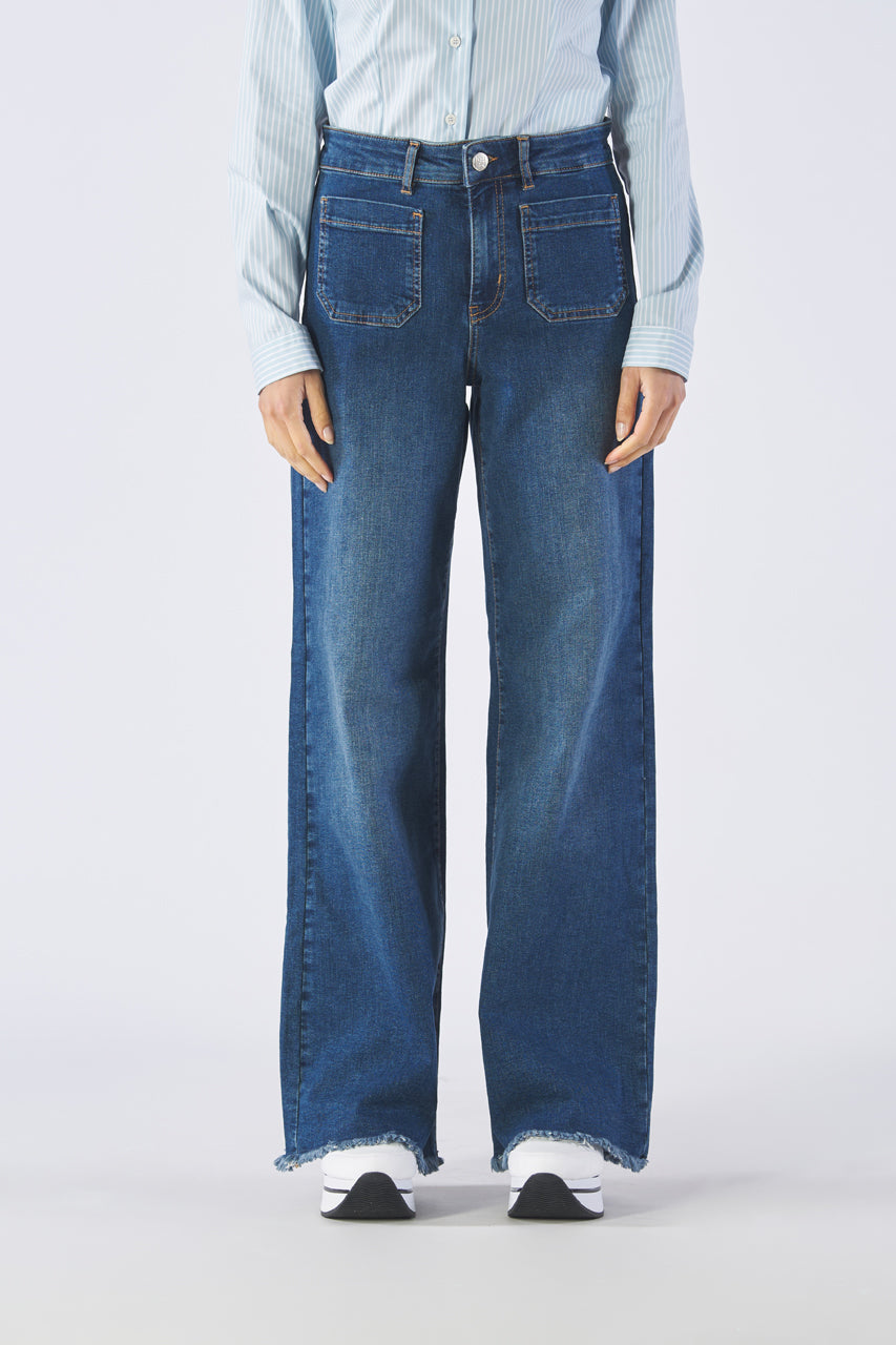 PALMA treated stretch denim jeans 241518108