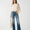 Jeans Low Rise Boot W6GAJ7 D0717 RELS RELIFE SAND GUESS 