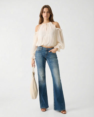 Jeans Low Rise Boot W6GAJ7 D0717 RELS RELIFE SAND GUESS 