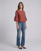 Blusa con Volant WKDBREAK 26151111526 014 CILIEGIA WEEKEND 