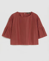 Blusa con Volant WKDBREAK 26151111526 014 CILIEGIA WEEKEND 
