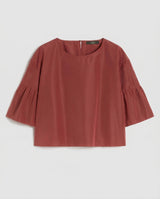 Blusa con Volant WKDBREAK 26151111526 014 CILIEGIA WEEKEND 