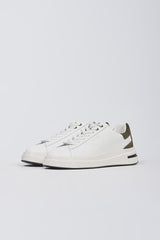 Sneaker elba FMTLBA LEL12 WHITE GREEN GUESS