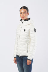 Giubbott camelia 25WBLDC03095-006047 100BI BIANCO OTTICO INT. BIANC BLAUER 