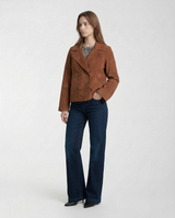 Giacca Doppiopetto in Pelle Scamosciata WKDSOSPIRO 26154410116 003 TERRACOTTA WEEKEND 