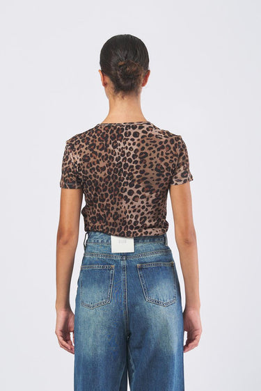 T-shirt NIC 252397604 j. tulle unito e stampato NIC 252397604 008 NATURALE STAMPA MARELLA