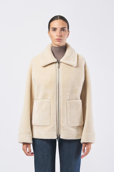 Capospalla FRESA 252345603 montone FRESA 252345603 001 PANNA MARELLA