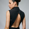 Abito KERAS popeline di puro cotone KERAS 251622111260 004 NERO MAX MARA 