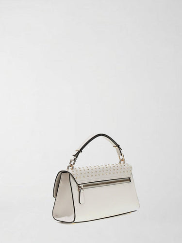 Borsa a tracolla Patsie con borchie HWZE99 19200 OFF WHITE GUESS 
