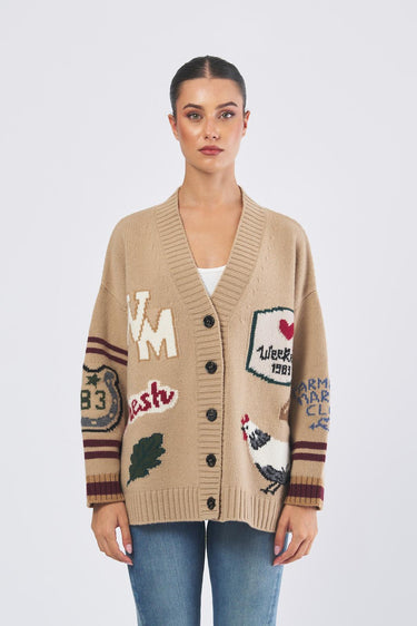 Cardigan BELGIO 25253460826 filato pura lana BELGIO 25253460826 004 FARM WEEKEND