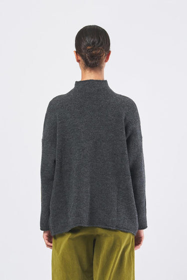 Maglia K112TP collo camino K112TP ANTRACITE/NERO NEIRAMI