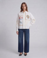 popeline di cotone WKDFONTE 26151110226 001 OFF WHITE WEEKEND 