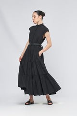 Abito BAIRO 251622110260 popeline di puro cotone BAIRO 251622110260 004 NERO MAX MARA 