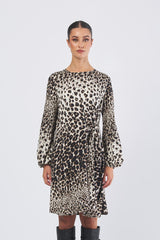 Abito DELFI 252522613 twill di viscosa stampato DELFI 252522613 001 CAMMELLO EMME MARELLA 