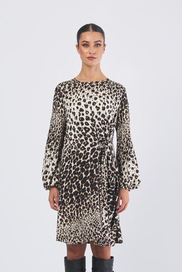 Abito DELFI 252522613 twill di viscosa stampato DELFI 252522613 001 CAMMELLO EMME MARELLA 