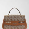 Borsa a Mano Melinda Logo Beige HWJP99 02200 LATTE LOGO GUESS 