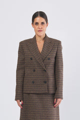 Blazer GERUSIA 25250460326 eff. shetland GERUSIA 25250460326 001 PIED DE POULE WEEKEND 