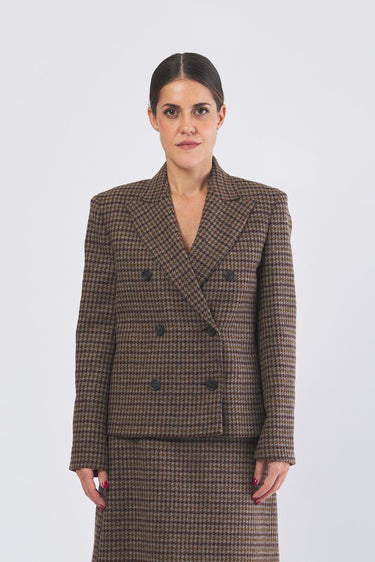 Blazer GERUSIA 25250460326 eff. shetland GERUSIA 25250460326 001 PIED DE POULE WEEKEND 