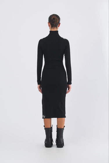 Abito AM03S56E2 di maglia AM03S56E2 EF3 NERO/MILK ELISABETTA FRANCHI 
