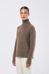 Maglia MANTOVA 25293660536 filato fana e cashmere MANTOVA 25293660536 007 VISONE MEL MAX MARA 