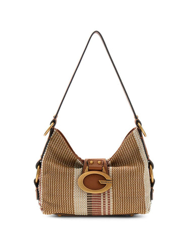 Borsa camden mini HWAB93 08720 COGNAC MULTI GUESS 