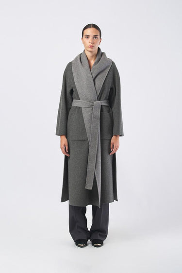 Cappotto CP0564150975 double bicolore CP0564150975 921 ARDESIA SEVENTY 