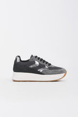 Sneaker 2018328-08 lana fresh 2018328-08 1B98 LEAD-ANTHRACITE VOILE BLANCHE 