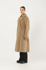 Cappotto laila W5BL62 W4190 G1L7 FOAMY TAUPE GUESS 