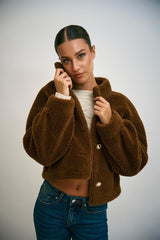 Capospalla reversibile ecocamoscio VICENZA 252545603 VICENZA 252545603 002 COGNAC EMME MARELLA 