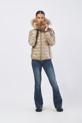 Giubbotto aldie 25WBLDC03096-006047 301LT BEIGE INT. LONTRA BLAUER