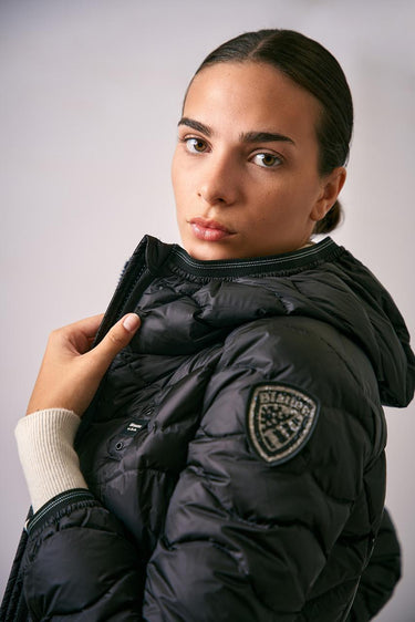 Giubbott camelia 25WBLDC03095-006047 999EI NERO INT. BEIGE BLAUER