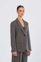 Blazer CALATE 252504607 flanella leggera misto lana CALATE 252504607 007 NOCCIOLA EMME MARELLA