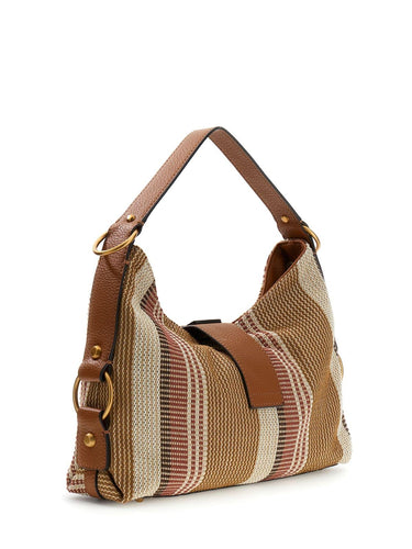 Borsa camden HWAB93 08180 COGNAC MULTI GUESS 