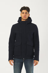 Giubbotto 1146 con cappuccio ed ampie tasche 1146 68 BLU COLMAR