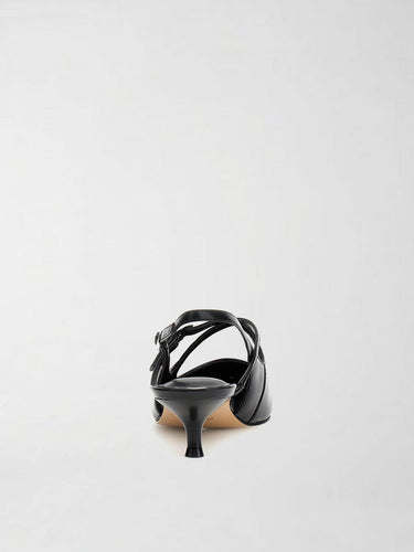 Sandali Elyze Logo FLJCSR LEA05 BLACK GUESS 