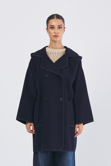 cappotto berger pura lana BERGER 25250160326 015 BLU WEEKEND 