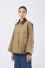 Giaccone DOREMA 25250860616 canvas cotone antigoccia DOREMA 25250860616 001 DESERT DIFFUSIONE TESSILE