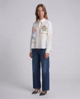 popeline di cotone WKDFONTE 26151110226 001 OFF WHITE WEEKEND 