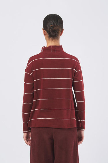 Maglia B140RG collo anello B140RG RIGA BERBERE NEIRAMI 