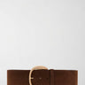 Cintura Larga in Pelle Scamosciata da Donna BW9309 P5460 BROWN GUESS 