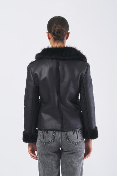 Giubbotto CFC0125123003 medio sfiancato CFC0125123003 B001 NERO RINASCIMENTO