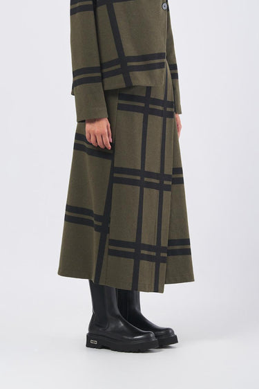 Gonna portafoglio S113BM S113BM MAXICHECK BRUSH NEIRAMI