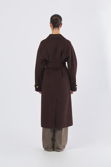 con cintura CP68D56E2 EA3 COFFEE ELISABETTA FRANCHI 
