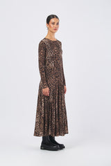 Abito jersey tulle unito e stampato MECENE 252362604 MECENE 252362604 008 NATURALE STAMPATO MARELLA 