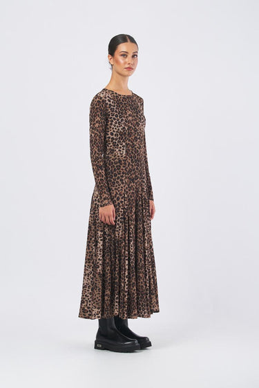 Abito jersey tulle unito e stampato MECENE 252362604 MECENE 252362604 008 NATURALE STAMPATO MARELLA 