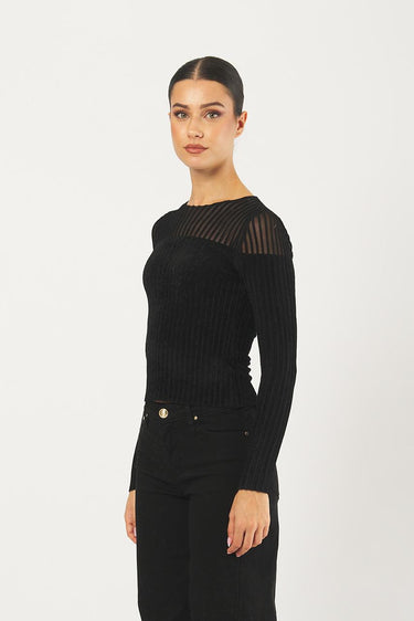 Maglia rowena W5BR62 Z0890 A996 JET BLACK GUESS 