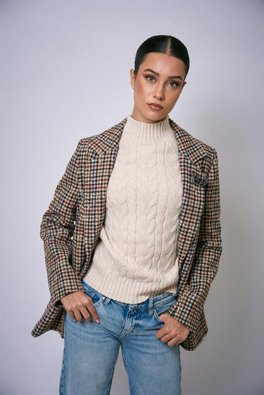 Giacca EC31083Q385 quadri EC31083Q385 UNICA ECO