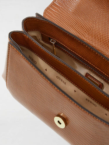 Borsa Melinda Animalier Cognac HWKL99 33200 COGNAC GUESS 