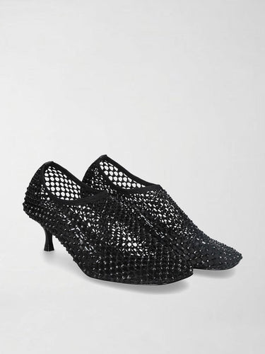 Pumps con strass R14 CONNIE NERO STRATEGIA 