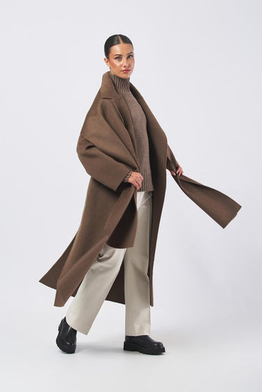 Cappotto CUORE 25290160936 drap pura lana CUORE 25290160936 078 MINK MAX MARA 